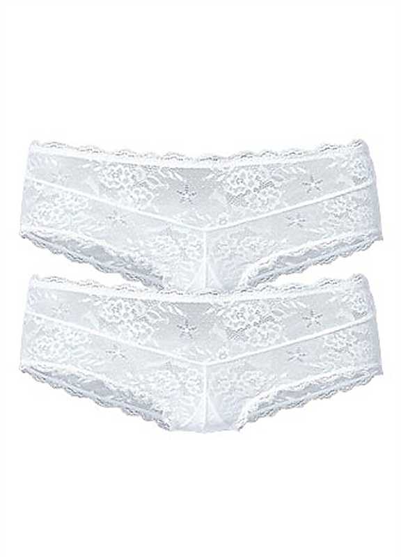 Pack Of 2 Lace Briefs by Vivance Dreams Pack Of 2 Lace Briefs by Vivance Dreams